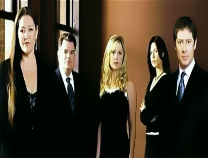 The Practice Cast - Season 8: Ellenor, Jimmy, Jamie, Tara & Alan (vl)